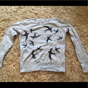 Halogen bird swallow sweater